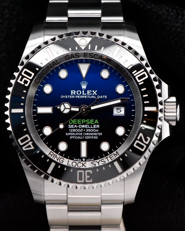 2022 Rolex Sea-Dweller  Deepsea "James Cameron" 44MM Blue Dial Oyster Bracelet (126660)