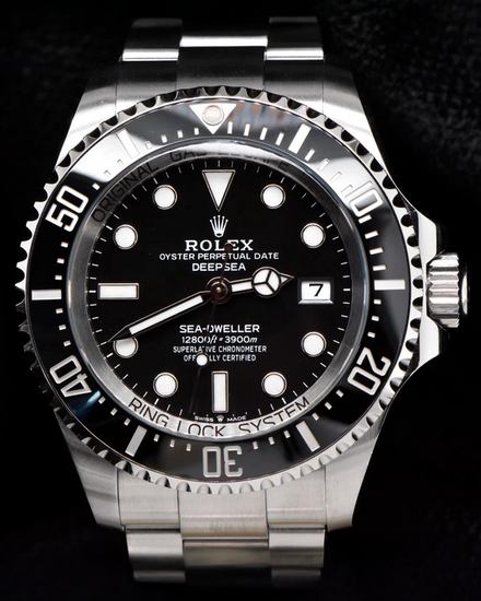 Rolex Sea-Dweller Deepsea 44MM Black Dial Oyster Bracelet (136660)