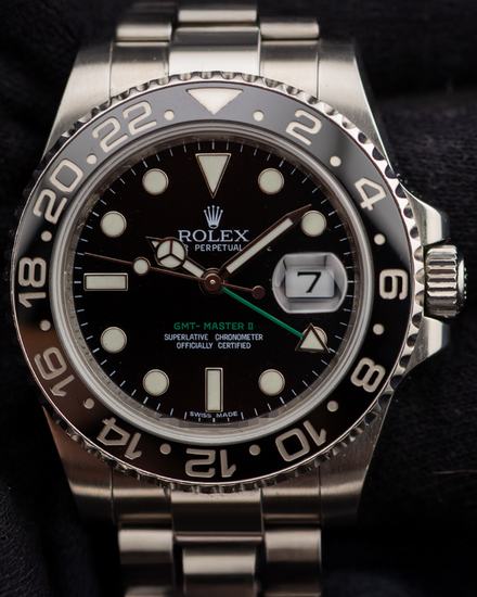 Rolex GMT-Master II 40MM Black Dial Oyster Bracelet (116710LN)