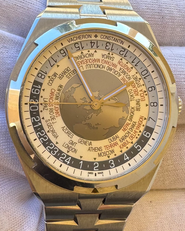 Vacheron Constantin Overseas World Timer 43MM Silver Dial Steel Bracelet (7700V/110A-B129)
