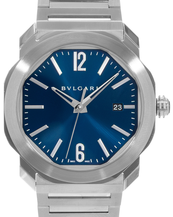 2019 Bvlgari Octo 41MM Blue Dial Steel Bracelet (102856)
