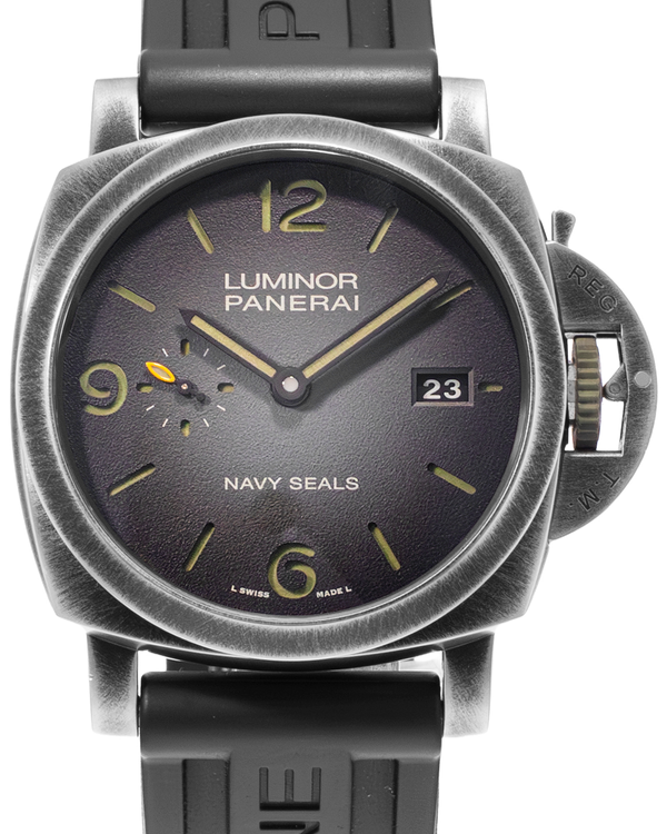 Panerai Luminor "Navy SEALs" 44MM Grey Dial Rubber Strap (PAM01412)