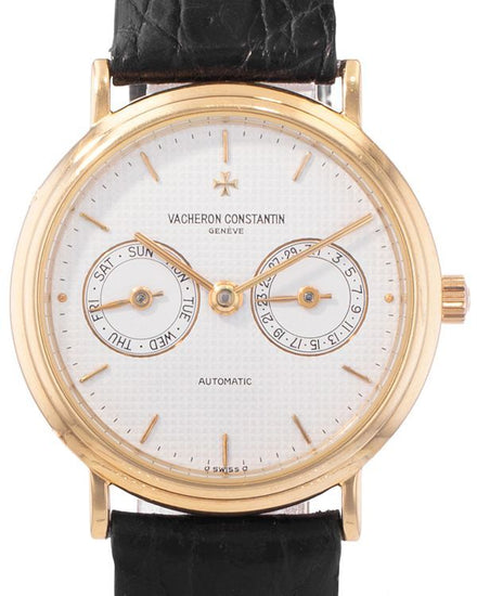 Vacheron Constantin Patrimony 34MM White Dial Leather Strap (47008/000J-3)