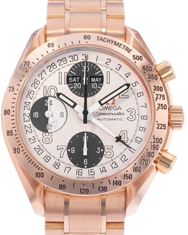 Omega Speedmaster 39MM Silver Dial Rose Gold Bracelet (3123.33.00)