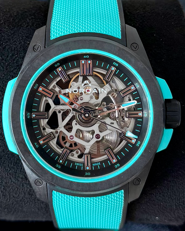 2025 Norqain Wild One 42MM Skeleton Dial Rubber Strap (N3000.07Q27.B07)