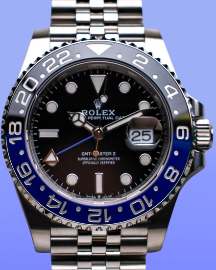 2025 Rolex GMT-Master II "Batgirl" 40MM Black Dial Jubilee Bracelet (126710BLNR)