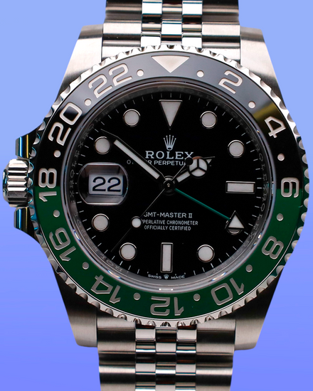 2025 Rolex GMT-Master II "Sprite" 40MM Black Dial Jubilee Bracelet (126720VTNR)