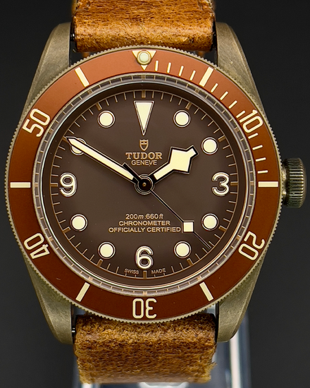 2024 Tudor Black Bay Bronze 43MM Brown Dial Leather Strap (79250BM)