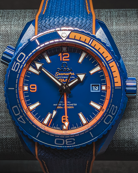 2021 Omega Seamaster Planet Ocean "Big Blue" 45.5MM Blue Dial Rubber Strap (215.92.46.22.03.001)