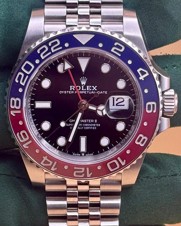 2023 Rolex GMT-Master II "Pepsi" 40MM Black Dial Jubilee Bracelet (126710BLRO)