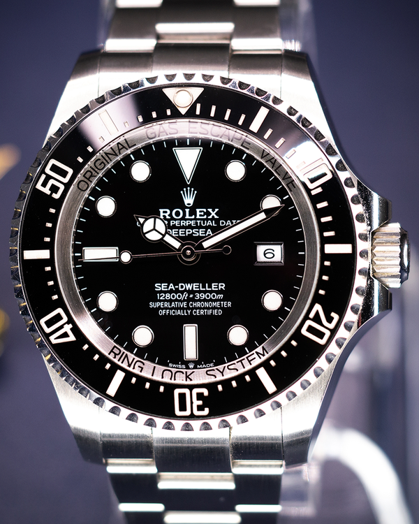 2019 Rolex Sea-Dweller Deepsea 44MM Black Dial Oyster Bracelet (126660)
