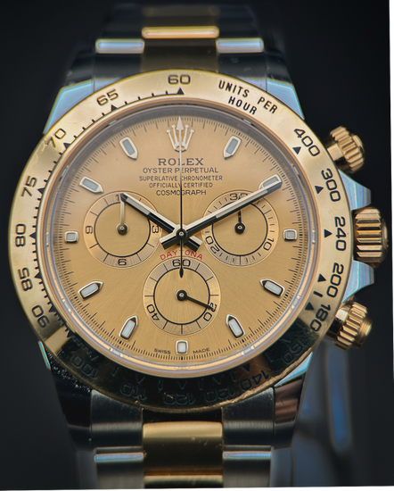 2023 Rolex Cosmograph Daytona 40MM Champagne Dial Two-Tone Oyster Bracelet (116503)