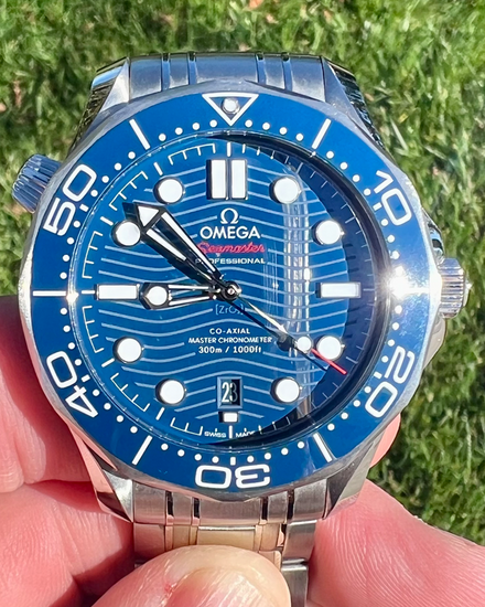 2023 Omega Seamaster Diver 300M 42MM Blue Dial Steel Bracelet (210.30.42.20.03.001)