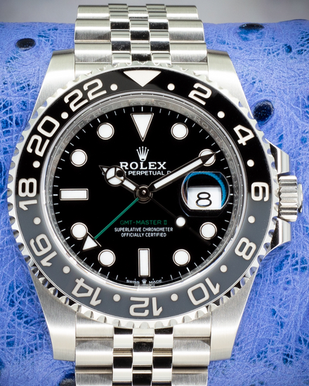 2025 Rolex GMT-Master II "Bruce Wayne" 40MM Black Dial Jubilee Bracelet (126710GRNR)
