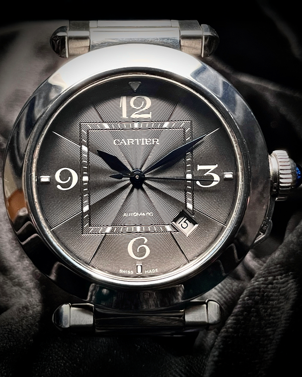 2023 Cartier Pasha De Cartier 41MM Grey Dial Steel Bracelet (WSPA0026)