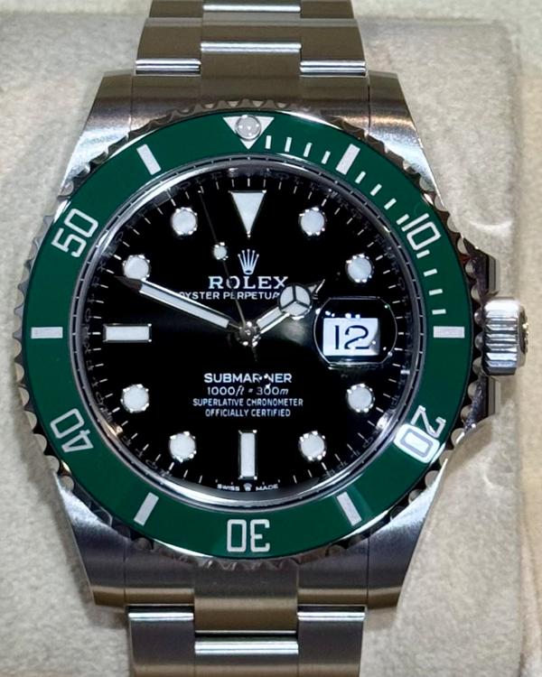 2022 Rolex Submariner Date "Starbucks" 41MM Black Dial Oyster Bracelet (126610LV)