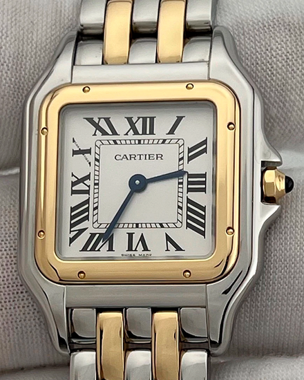 2025 Cartier Panthère De Cartier 29MM Quartz Silver Dial Two-Tone Bracelet (W2PN0019)