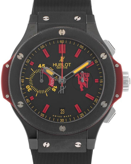 Hublot Big Bang "Red Devil" Manchester United L.E. 44MM Black Dial Rubber Strap (318.CM.1190.RX.MAN08)