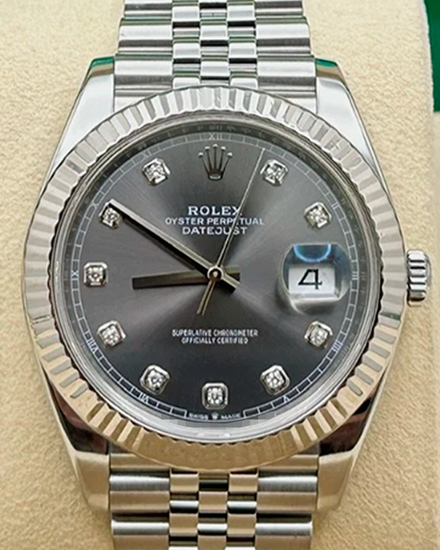 2020 Rolex Datejust 41MM Slate Dial Jubilee Bracelet (126334)