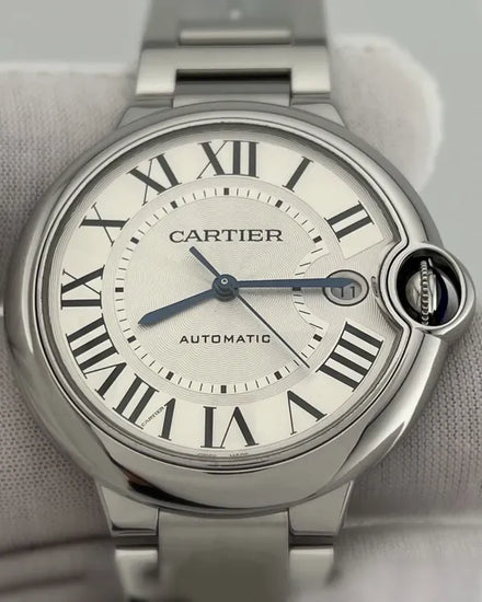 2022 Cartier Ballon Bleu 40MM Silver Dial Steel Bracelet (WSBB0040)