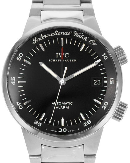 IWC Schaffhausen GST 40MM Black Dial Steel Bracelet (IW353702)