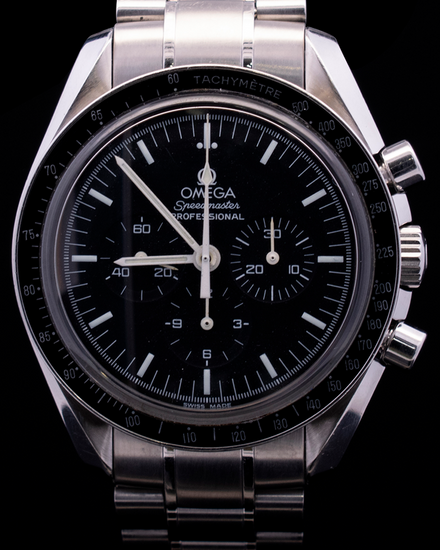 Omega Speedmaster Professional Moonwatch 42MM Black Dial Steel Bracelet (3572.50.00)