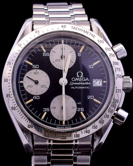 Omega Speedmaster Date 39MM Black Dial Steel Bracelet (3511.50.00)