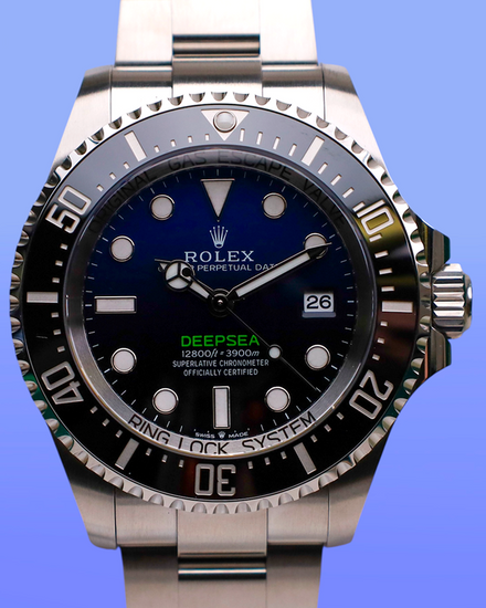 2025 Rolex Sea-Dweller Deepsea "James Cameron" 44MM Blue Dial Oyster Bracelet (136660)