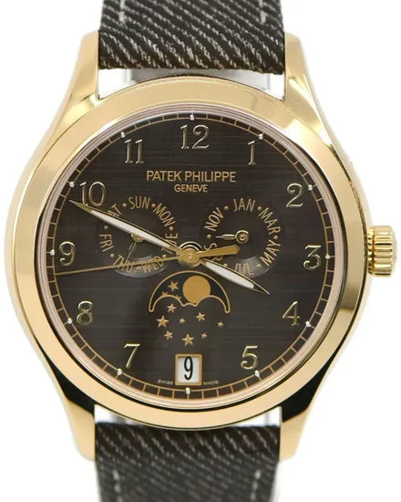 2025 Patek Philippe Annual Calendar 38MM Chestnut Brown Dial Textile Strap (4946R-001)