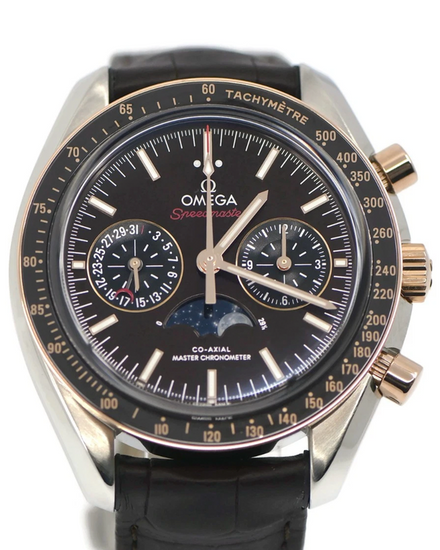 2023 Omega Speedmaster Moonphase 44.25MM Brown Dial Leather Strap (304.23.44.52.13.001)