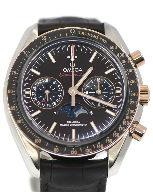 2023 Omega Speedmaster Moonphase 44.25MM Brown Dial Leather Strap (304.23.44.52.13.001)