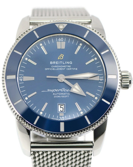 2023 Breitling Superocean Heritage II 46MM Blue Dial Steel Bracelet (AB2020)