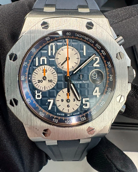 Audemars Piguet Royal Oak Offshore 42MM Blue Dial Rubber Strap (26470ST.OO.A027CA.01)