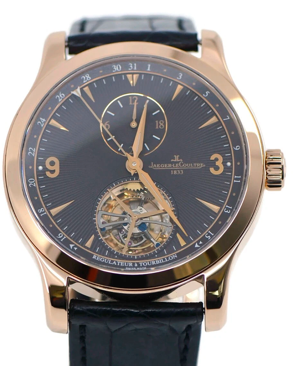 Jaeger-LeCoultre Master Grand Tourbillon 43MM Brown Dial Leather Strap (Q1662450)