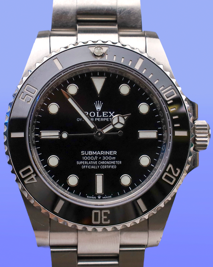 2022 Rolex Submariner No-Date 41MM Black Dial Oyster Bracelet (124060)