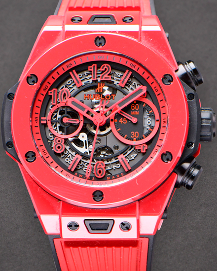 Hublot Big Bang Unico "Red Magic" L.E. 42MM Skeleton Dial Rubber Strap (441.CF.8513.RX)