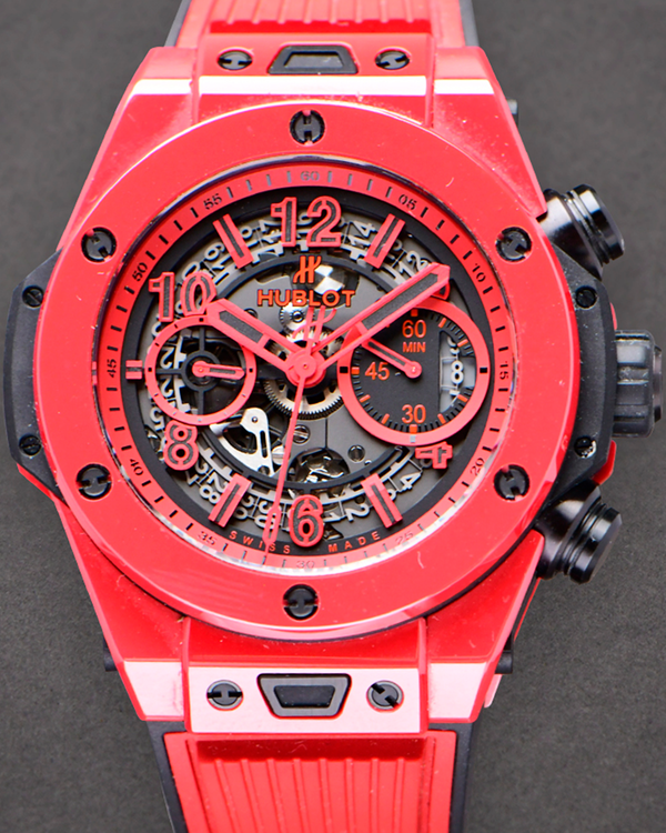 Hublot Big Bang Unico "Red Magic" L.E. 42MM Skeleton Dial Rubber Strap (441.CF.8513.RX)