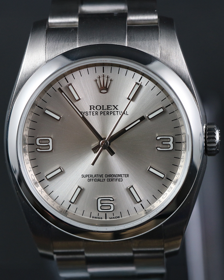 2015 Rolex Oyster Perpetual "Domino's Pizza Edition" 36MM Silver Dial Oyster Bracelet (116000)