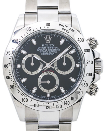 Rolex Cosmograph Daytona 40MM Black Dial Oyster Bracelet (116520)