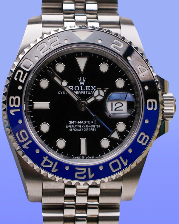 2019 Rolex GMT-Master II "Batgirl" 40MM Black Dial Jubilee Bracelet (126710BLNR)