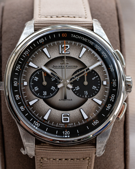 2025 Jaeger-LeCoultre Polaris Chronograph 42MM Grey Dial Textile Strap (Q902843J)