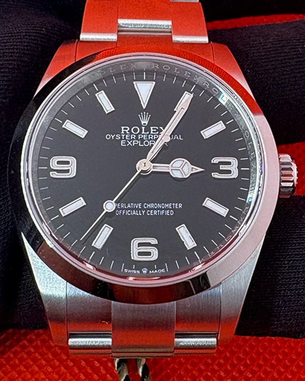 2025 Rolex Explorer 36MM Black Dial Oyster Bracelet (124270)