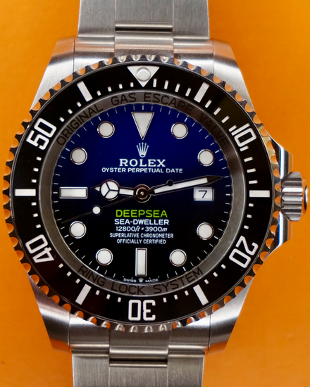 2022 Rolex Sea-Dweller Deepsea "James Cameron" 44MM Blue Dial Oyster Bracelet (126660)