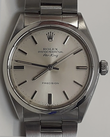 Rolex Air-King 34MM Silver Dial Oyster Bracelet (5500)