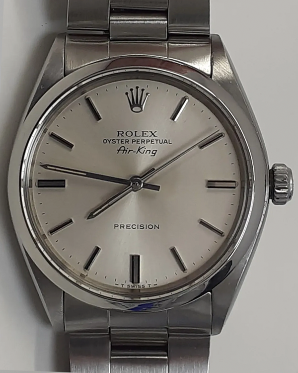 Rolex Air-King 34MM Silver Dial Oyster Bracelet (5500)