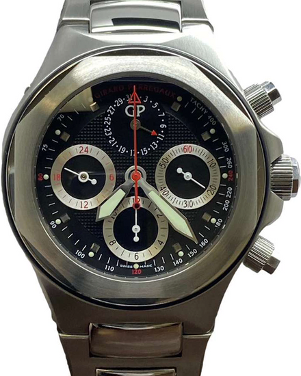 Girard Perregaux Laureato Evo3 44MM Black Dial Steel Bracelet (80180.1.11.6516)