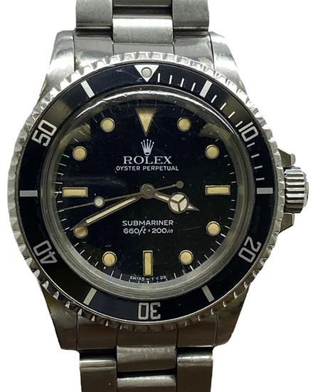1987 Rolex Submariner No-Date 40MM Black Dial Steel Bracelet (5513)