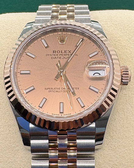 2025 Rolex Datejust 31MM Salmon Dial Two-Tone Jubilee Bracelet (278271)