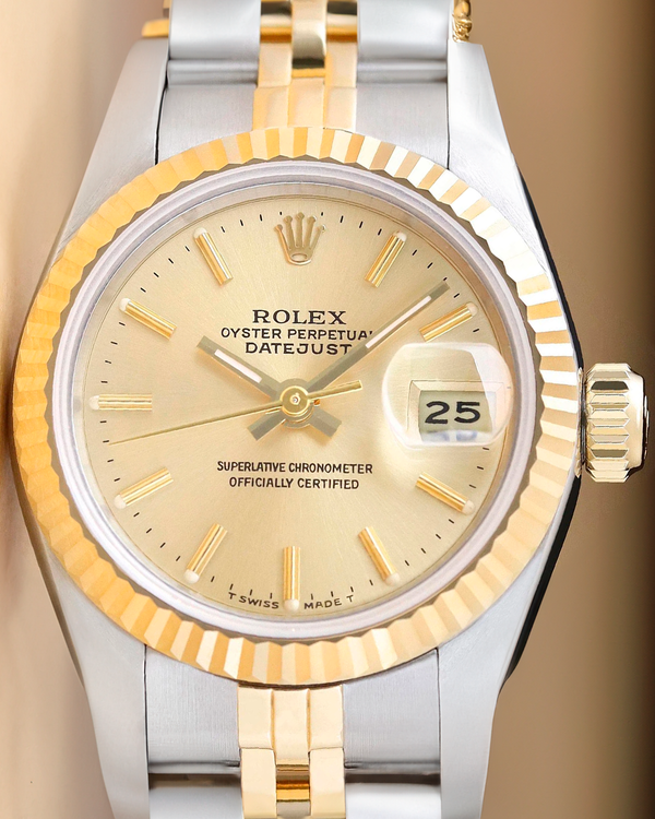 Rolex Lady-Datejust 26MM Champagne Dial Two-Tone Bracelet (69173)