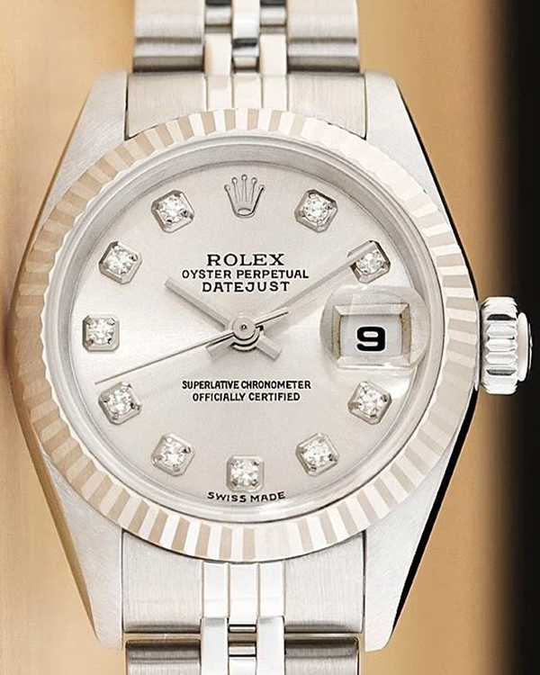 Rolex Lady-Datejust 26MM Silver Dial Jubilee Bracelet (79174)